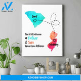 Personalized Canvas For Dad - Best Father's Day Gifts 2021 - Daddy Gifts From Son