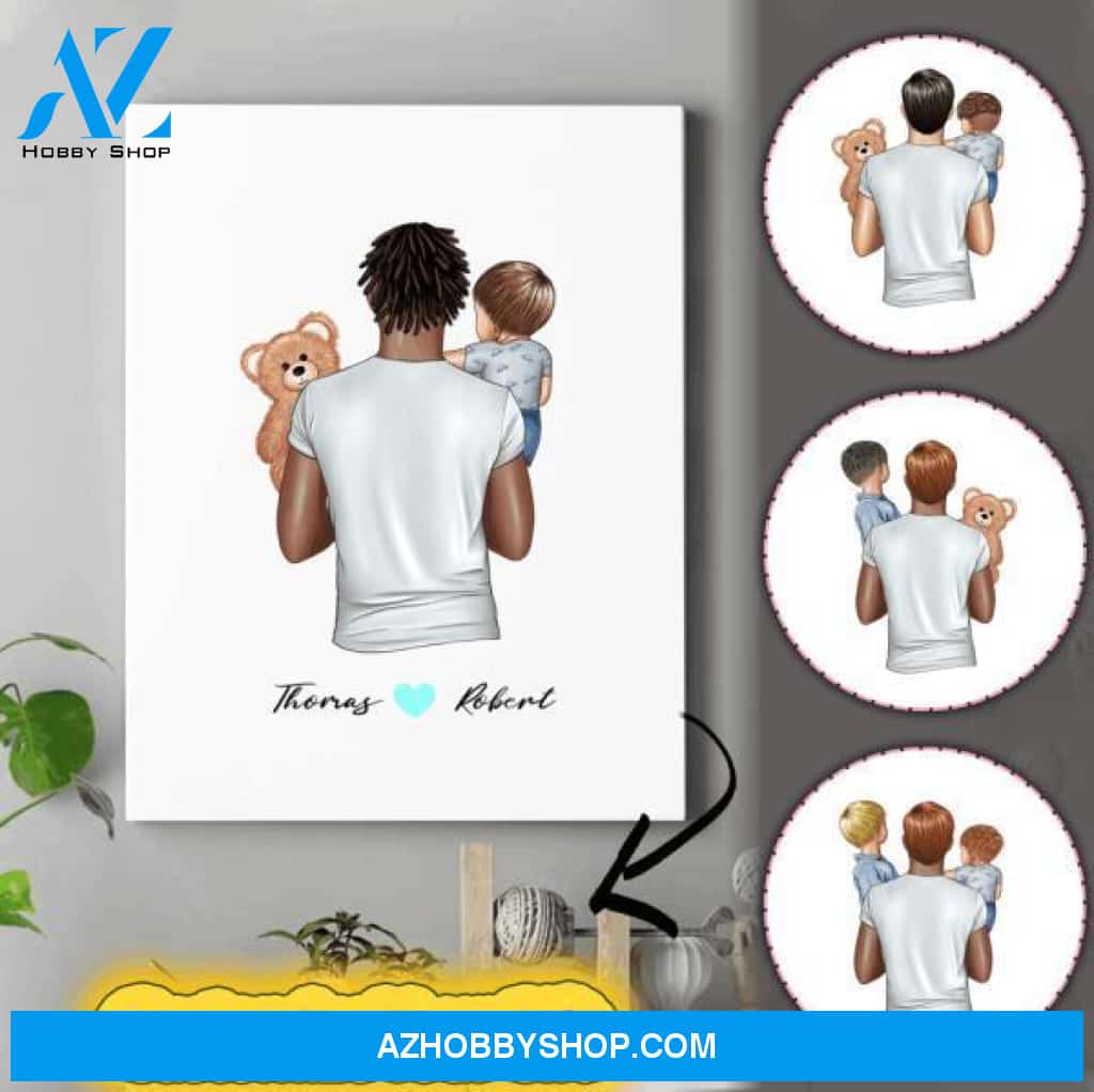 Personalized Canvas For Dad - Father's Day Gift Ideas - Meaningful Gifts For Dad