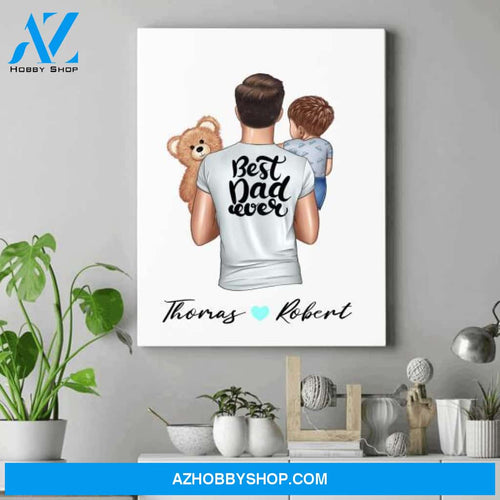 Personalized Canvas For Dad - Father's Day Gift Ideas - Meaningful Gifts For Dad