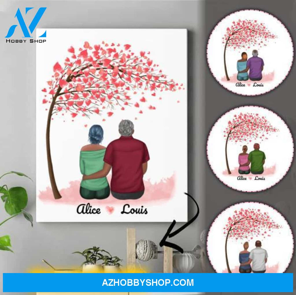 Personalized Canvas For Dad - Unique Gifts For Dad - Up To 4 Daughters