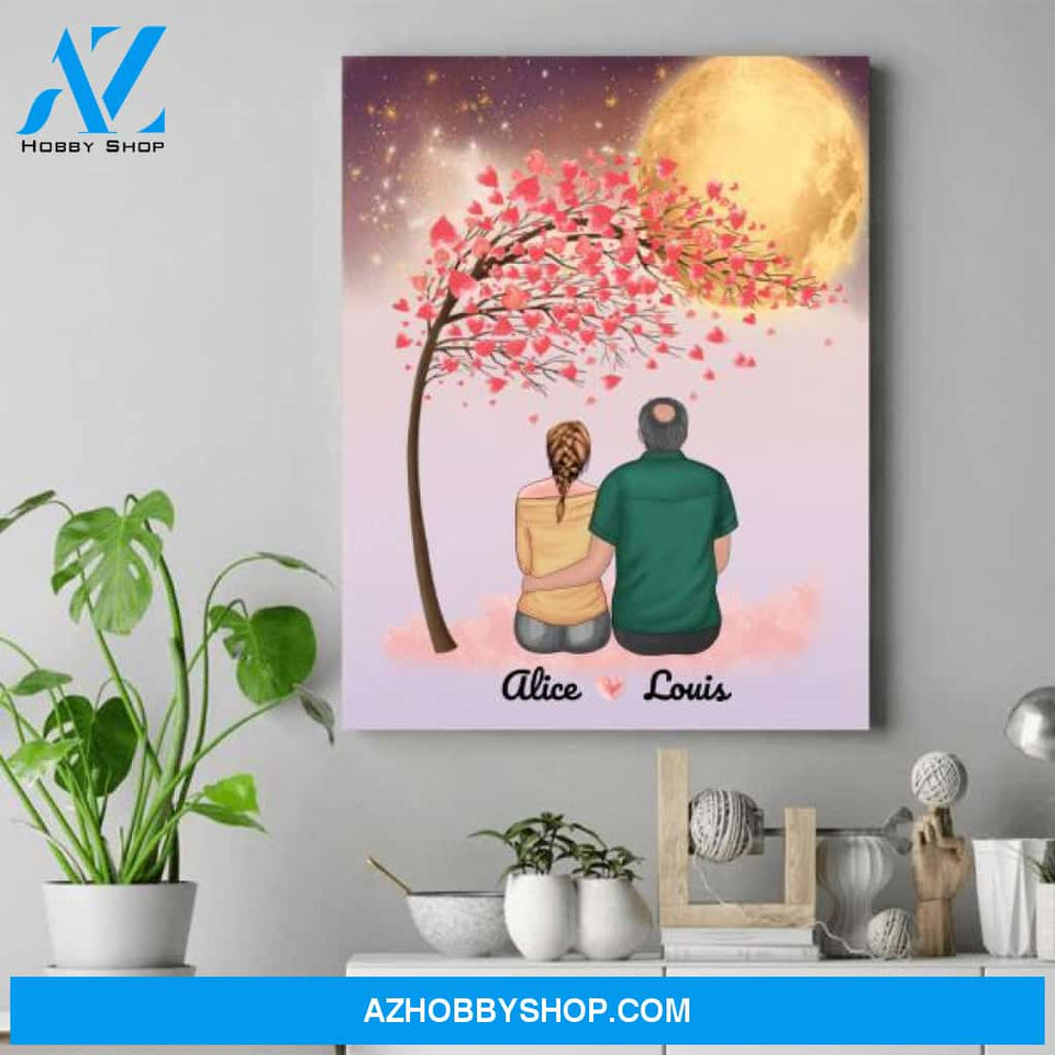 Personalized Canvas For Dad - Unique Gifts For Dad - Up To 4 Daughters