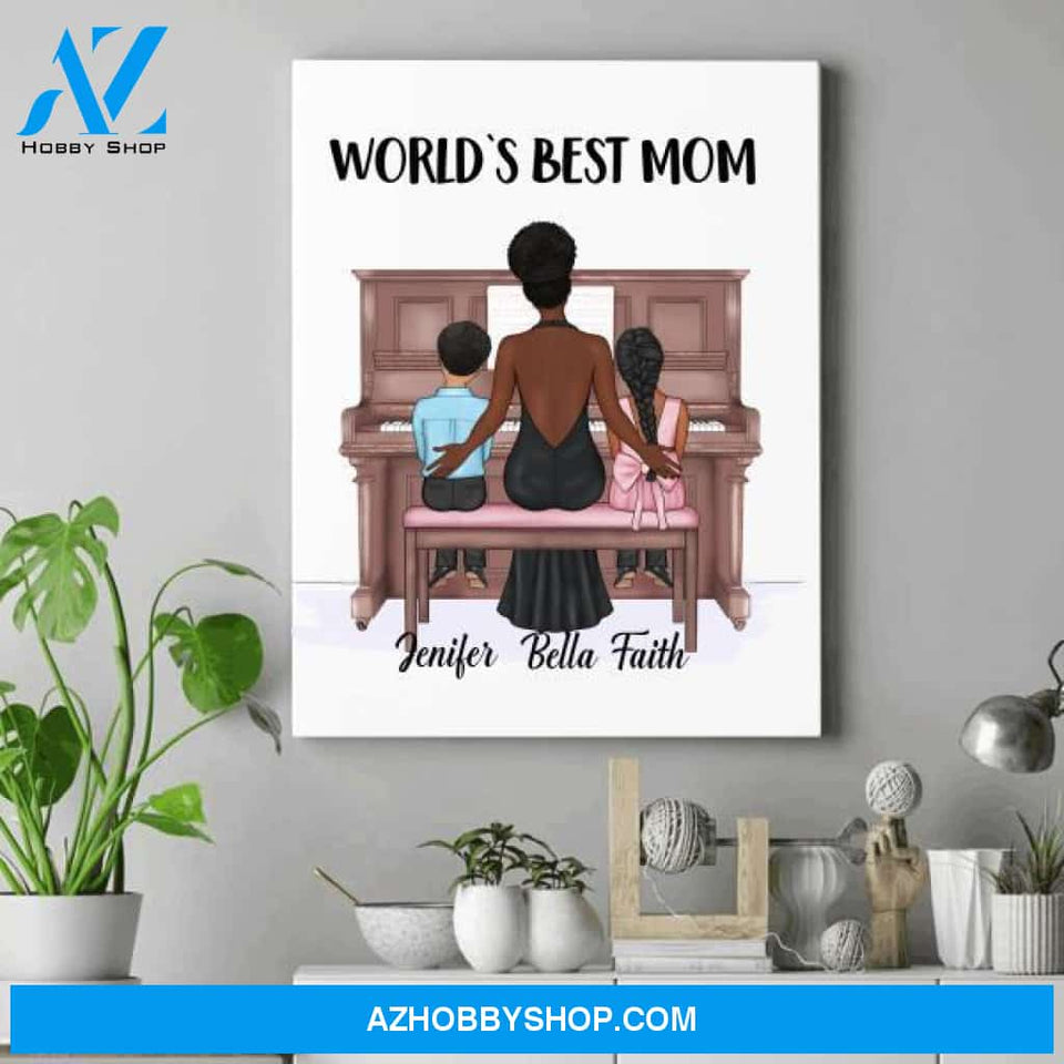 Personalized Canvas For Mom - Christmas Gifts For Mom - Best Gift For Mom Birthday
