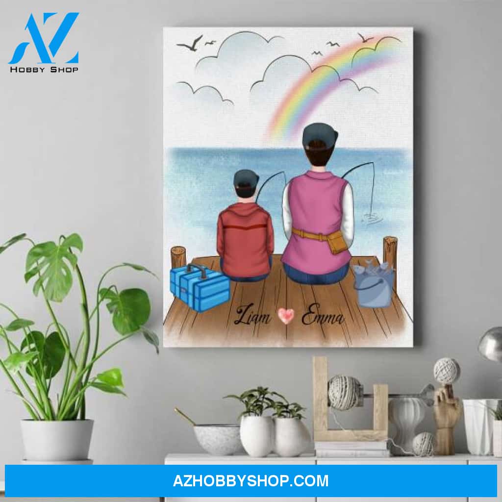 Personalized Canvas For Mom - Thoughtful Birthday Gifts For Mom - Up To 5 Sons