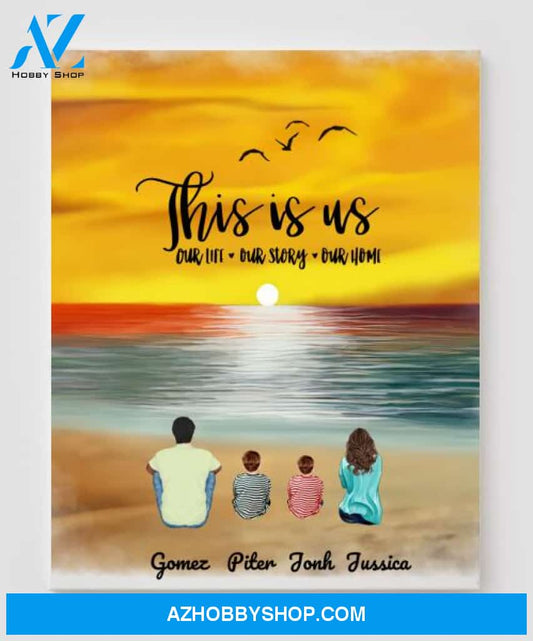 Personalized Canvas, Gifts For Dad, For Mom Canvas Wall Art, Wall Decor Visual Art Fathers Day Gifts, My Poster Wall Father's Day 