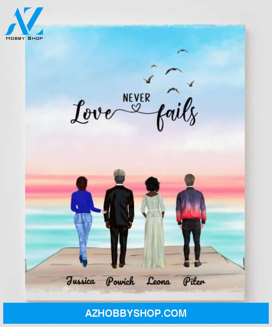 Personalized Canvas, Gifts For Dad, For Mom Canvas Wall Art, Wall Decor Visual Art Gift Family, My Poster Wall Father's Day 