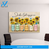 Personalized Canvas, God says you are, Birthday Gift, Gift for Daughter and Son, Gift for Grandchild