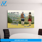 Personalized Canvas, Hiking Partners - Couple And Friends Gift, Gift For Hikers