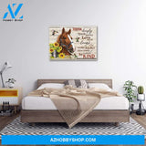 Personalized Canvas Horse And Hummingbird Canvas Think Deeply Speak Gently Christmas Gift Idea Canvas Wall Art