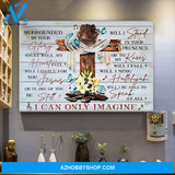 Personalized Canvas I Can Only Imagine Christmas Gift Idea Canvas Wall Art