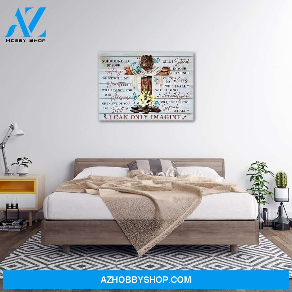 Personalized Canvas I Can Only Imagine Christmas Gift Idea Canvas Wall Art