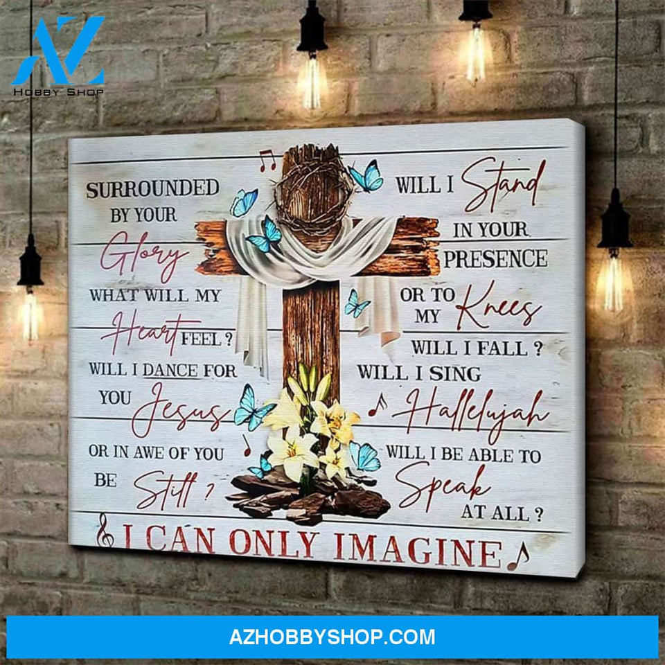 Personalized Canvas I Can Only Imagine Christmas Gift Idea Canvas Wall Art