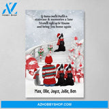 Personalized Canvas, If Tears Could Build A Staircase, Memorial Gift For Dog/Cat Loss, Christmas Gift For Dog/Cat Lovers