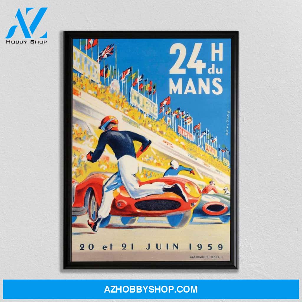 Personalized Canvas, Juin 1959 Canvas And Poster, Wall Decor Visual Art, Gift Father's Day