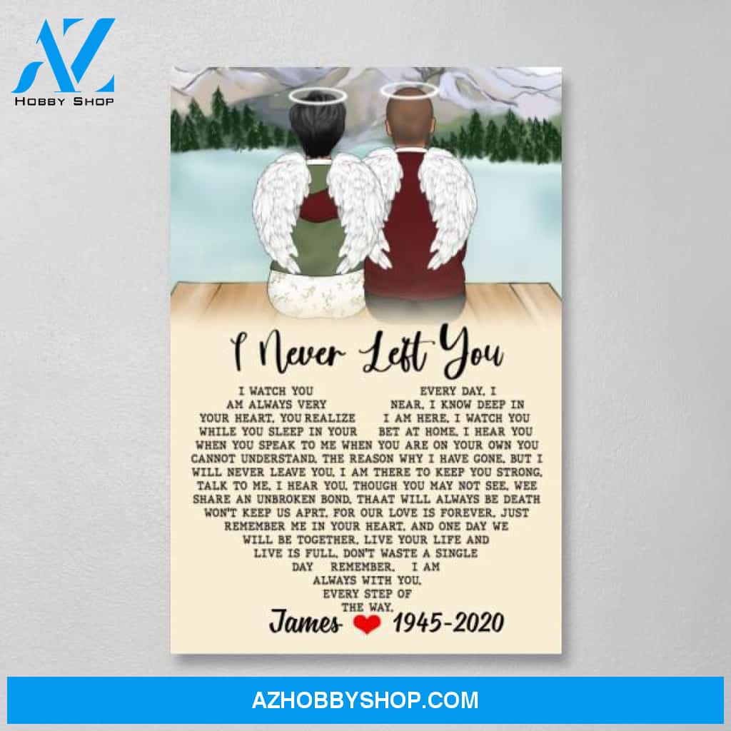 Personalized Canvas, Memorial Gifts for Husband/Wife Loss, Gift for Father, Mother