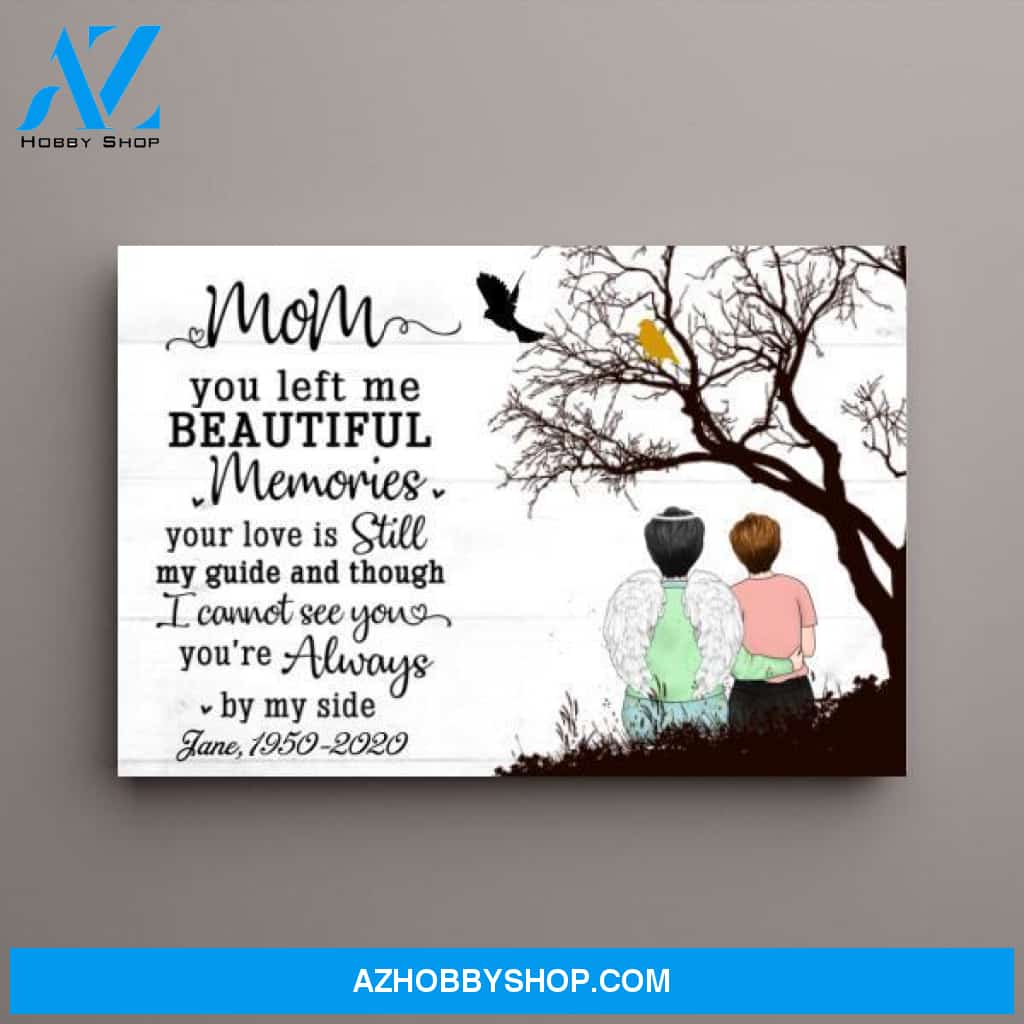 Personalized Canvas, Memorial Gifts for Mom Loss, Sympathy Gift