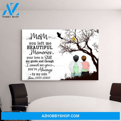 Personalized Canvas, Memorial Gifts for Mom Loss, Sympathy Gift