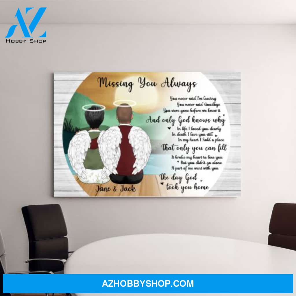 Personalized Canvas, Memorial Gifts for Mother Loss, Parent Loss, Gift for Family