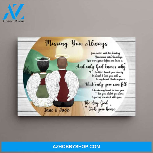 Personalized Canvas, Memorial Gifts for Mother Loss, Parent Loss, Gift for Family