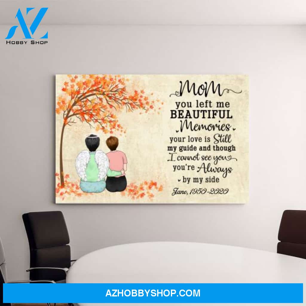 Personalized Canvas, Memorial Gifts for Mother Loss, Sympathy Gift, Gift for Memorial Day