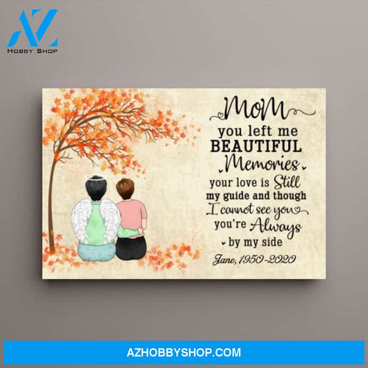 Personalized Canvas, Memorial Gifts for Mother Loss, Sympathy Gift, Gift for Memorial Day