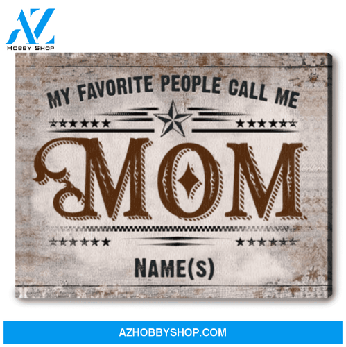 Personalized Canvas Mother's Day Gift Perfect Gifts For Mom