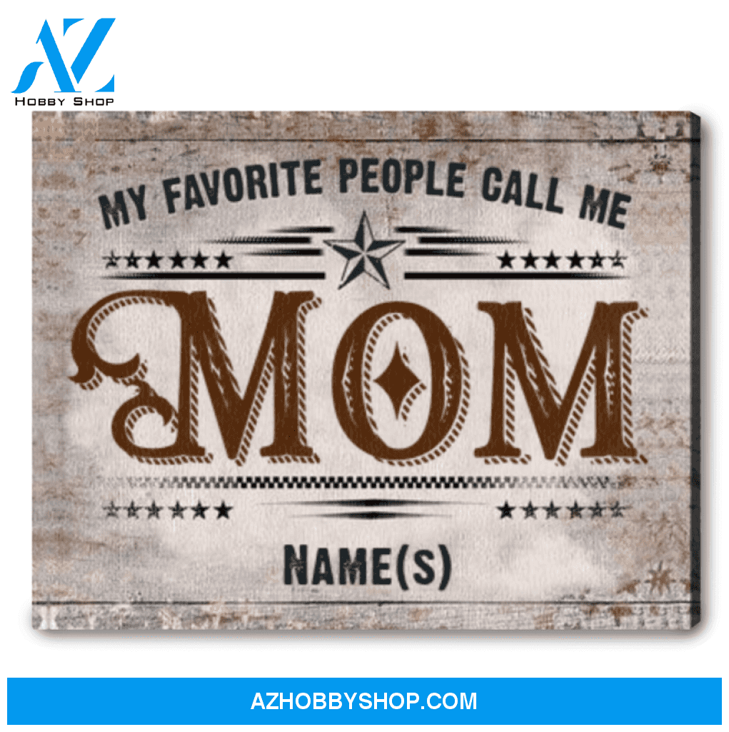 Personalized Canvas Mother's Day Gift Perfect Gifts For Mom