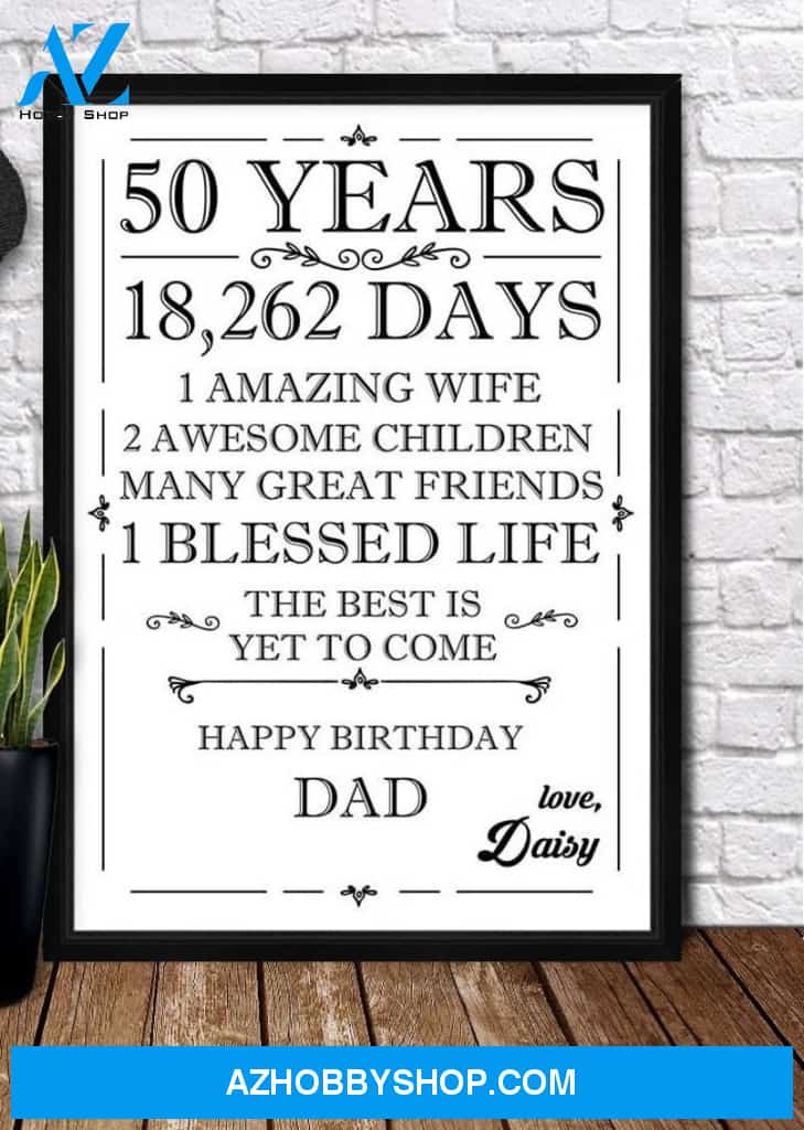 Personalized Canvas, PAPA FUNNY Canvas And Poster, Wall Decor Visual Art, Gift Father's Day