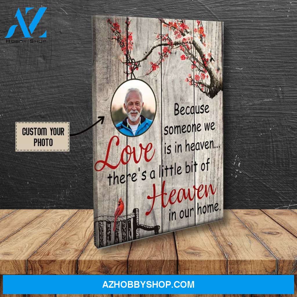 Personalized Canvas, Remembrance To My Dad Because Some One We Love Canvas And Poster, Wall Decor Visual Art, Gift Father's Day