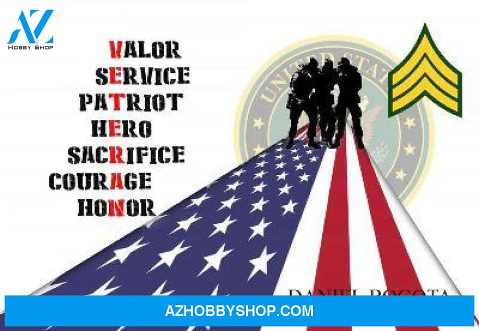 Personalized Canvas - Ndt-Cnt002 - U.S Army