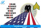 Personalized Canvas - Ndt-Cnt002 - U.S Army