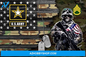 Personalized Canvas - U.S. Army Ranks - Personalized Name