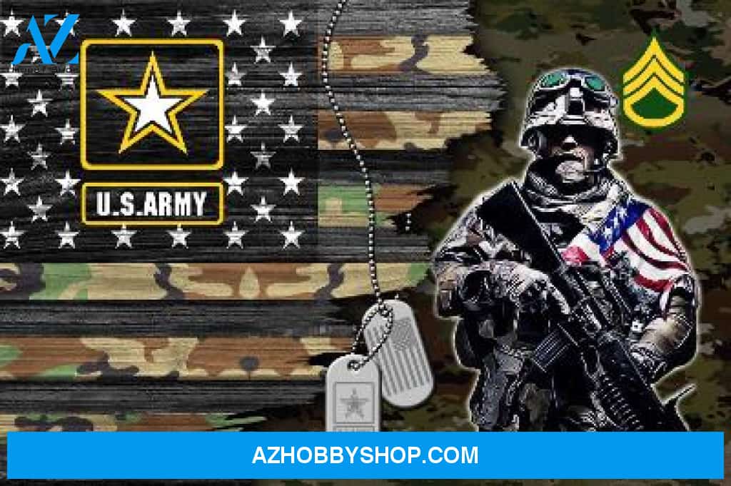Personalized Canvas - U.S. Army Ranks - Personalized Name