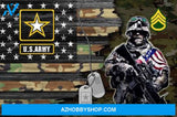 Personalized Canvas - U.S. Army Ranks - Personalized Name