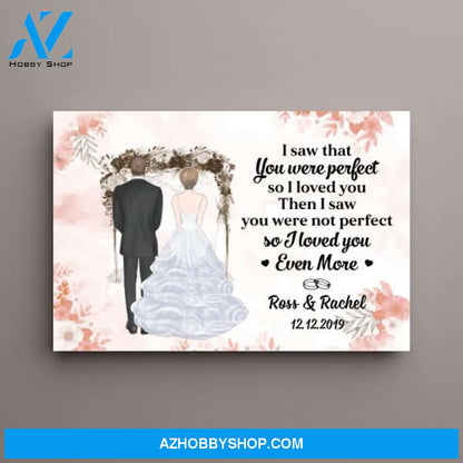 Personalized Canvas, Wedding Couple, I Am Yours And You Are Mine, Anniversary Gift For Couples