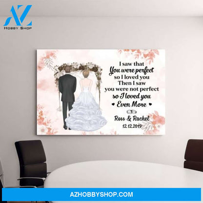 Personalized Canvas, Wedding Couple, I Am Yours And You Are Mine, Anniversary Gift For Couples