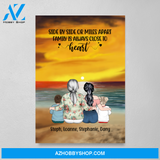 Personalized Canvas/Poster, Grandmother with Mother and Kids, Custom Gift for Mother's Day