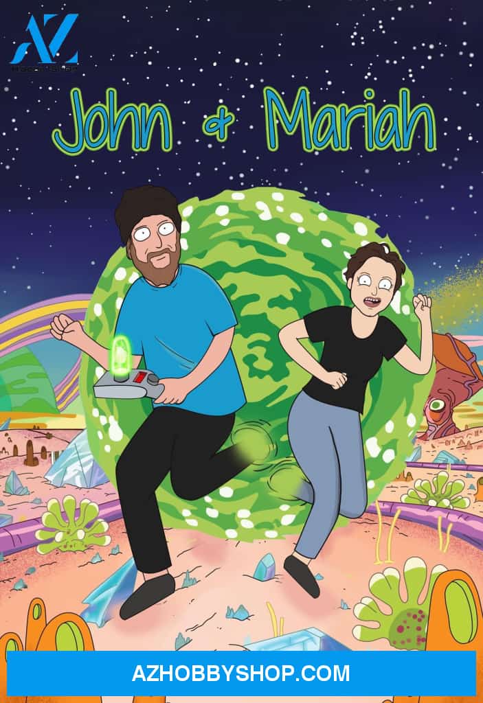 Personalized Cartoon Portrait, Custom Canvas Prints