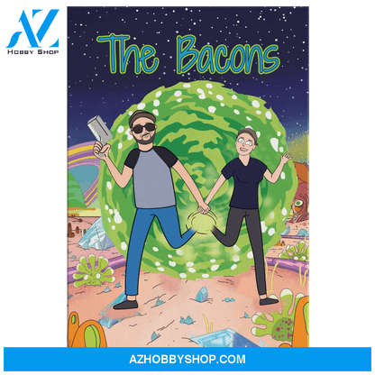 Personalized Cartoon Portrait, Custom Canvas Prints