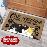 Personalized Cat Doormat Full Printing | Welcome Mat | House Warming Gift