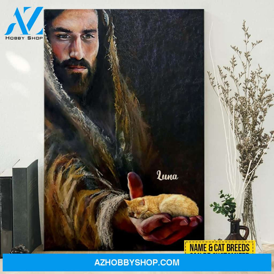 Personalized Cat Jesus With Cats In My Heart Jesus 2