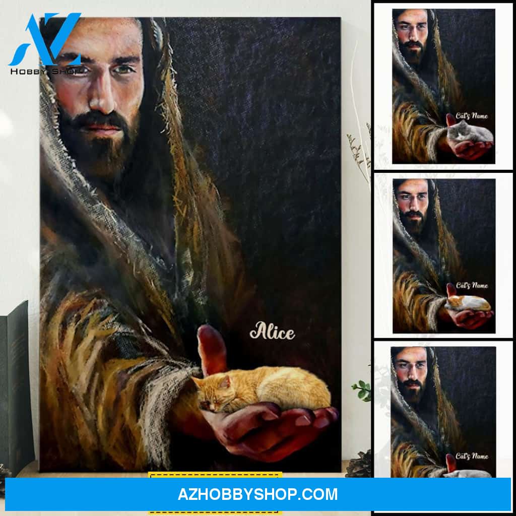Personalized Cat Jesus With Cats In My Heart Jesus 2