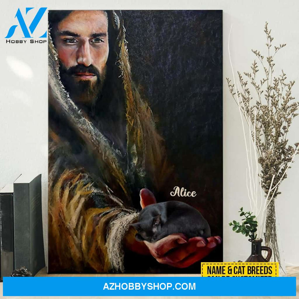 Personalized Cat Jesus With Cats In My Heart Jesus 2