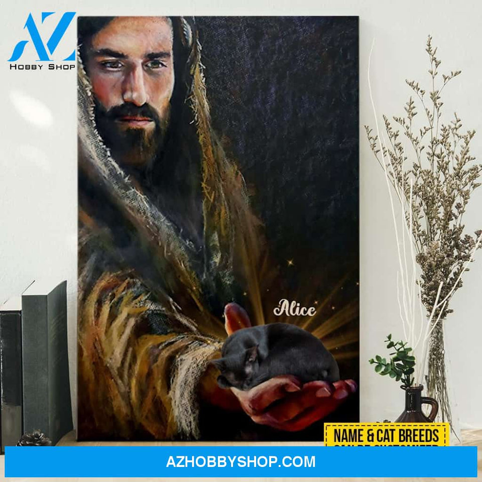 Personalized Cat Jesus With Cats In My Heart Jesus 3