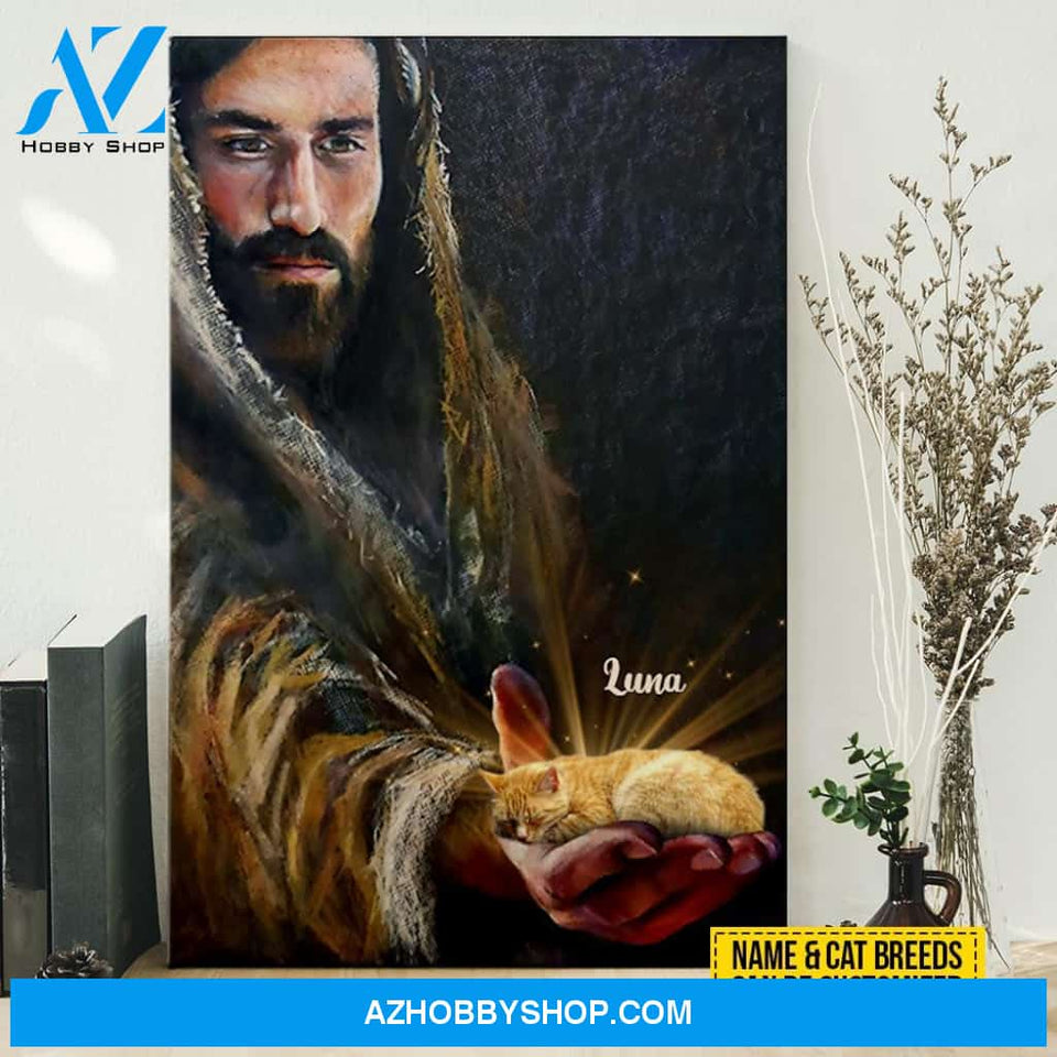 Personalized Cat Jesus With Cats In My Heart Jesus 3