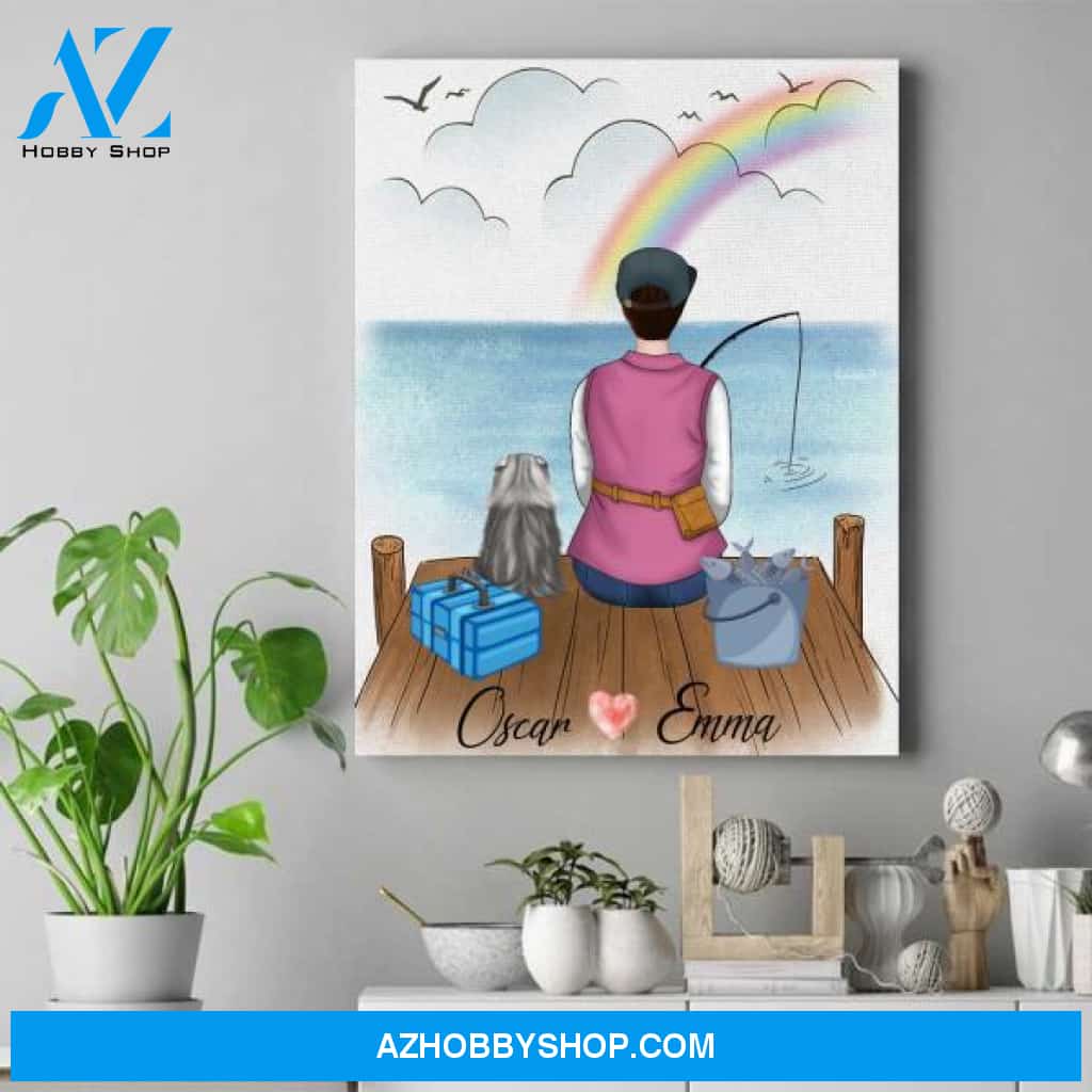 Personalized Cat Lover Canvas - Best Gifts For Cat Moms - Up To 4 Cats
