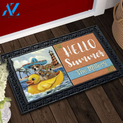 Personalized Chihuahua Sailing Doormat - 18" x 30"