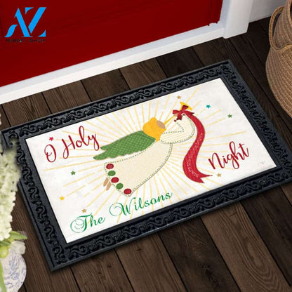 Personalized Christmas Angel Doormat - 18" x 30"