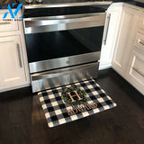 Personalized Christmas Doormat M5, Christmas Garden Doormat, Christmas Doormat, Winter Doormat, Holiday Doormat, Merry Christmas Doormat, Buffalo Plaid Doormat All Over Printed