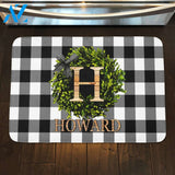 Personalized Christmas Doormat M5, Christmas Garden Doormat, Christmas Doormat, Winter Doormat, Holiday Doormat, Merry Christmas Doormat, Buffalo Plaid Doormat All Over Printed