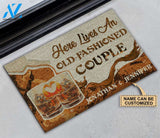 Personalized Cocktail Old-Fashioned Couple Doormat